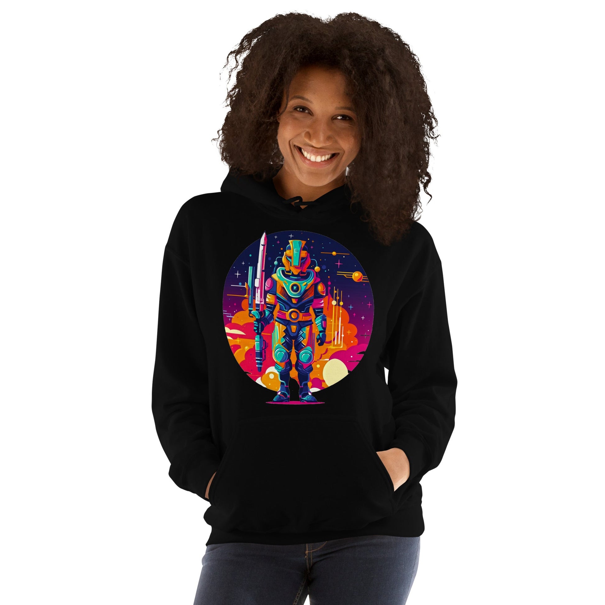 Vector Soldier Two - Unisex Gildan 18500 Hoodie - BBairt