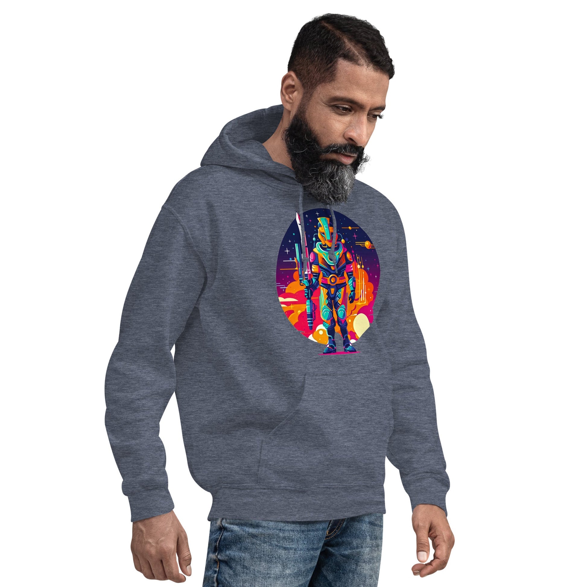 Vector Soldier Two - Unisex Gildan 18500 Hoodie - BBairt