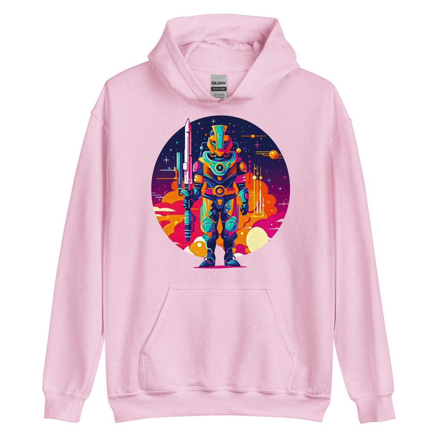 Vector Soldier Two - Unisex Gildan 18500 Hoodie - BBairt