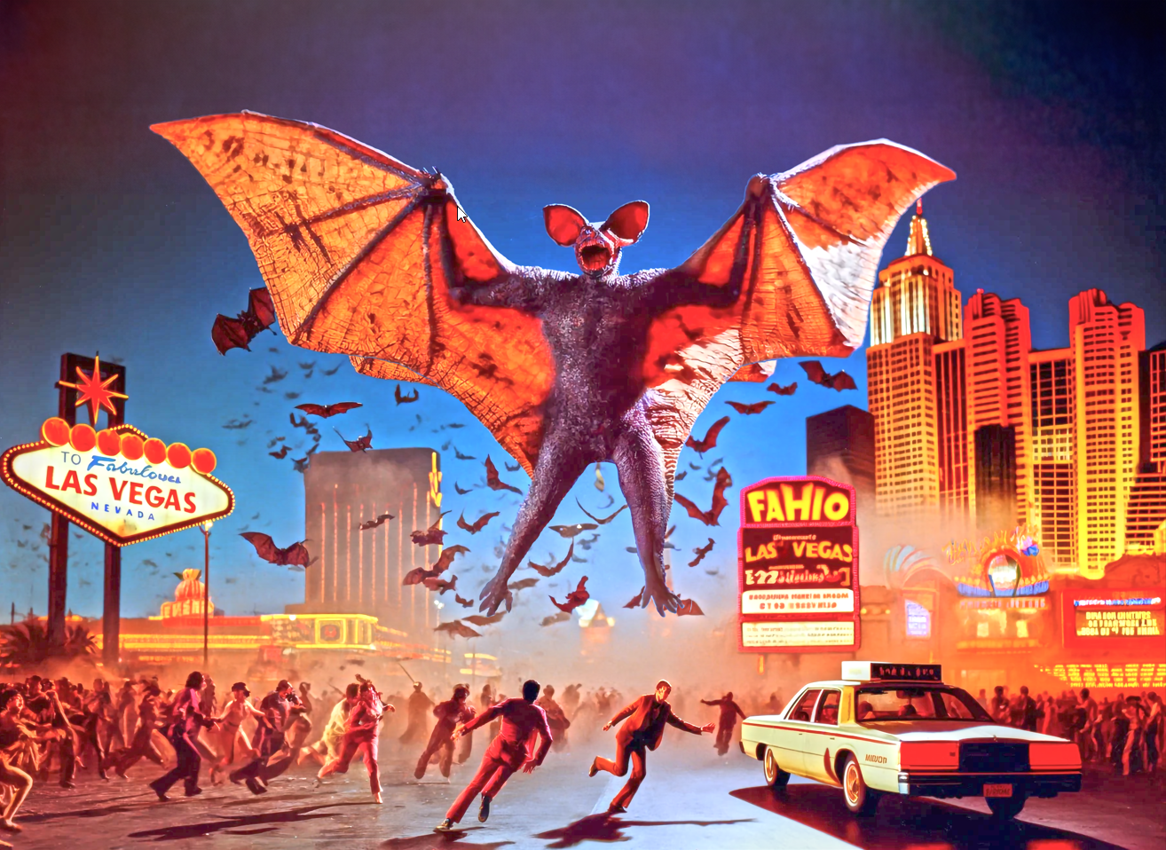 Vegas Nocturne Alt – Desk Mat - BBairt