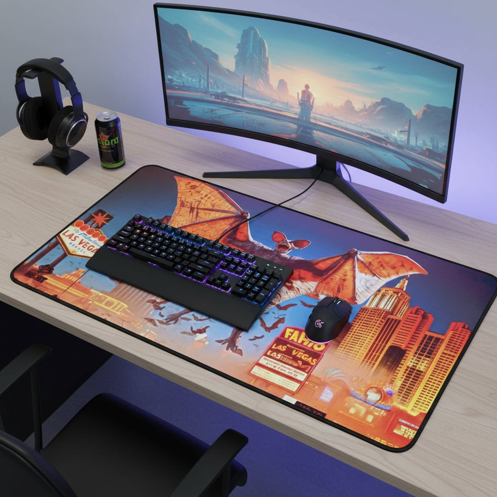 Vegas Nocturne Alt – Desk Mat - BBairt