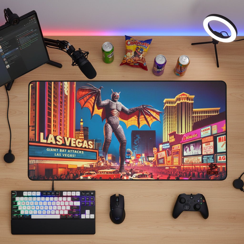 Vegas Nocturne – Desk Mat - BBairt