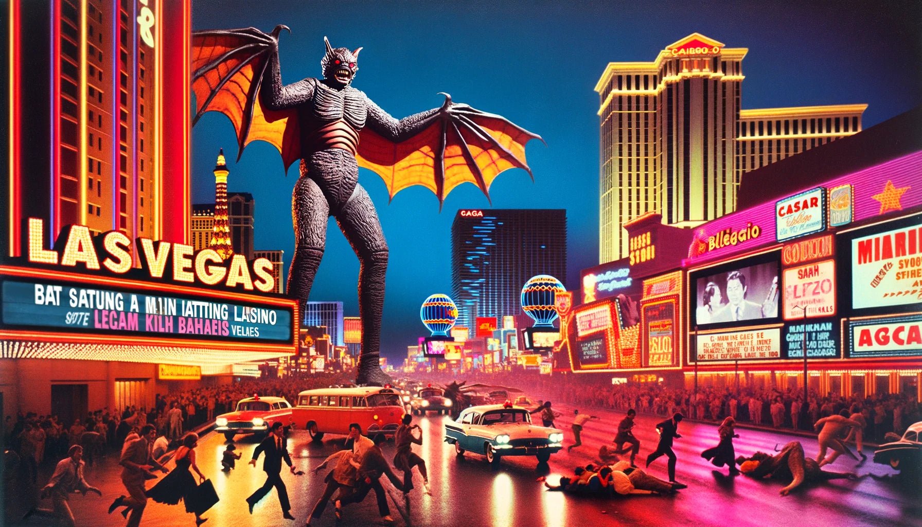 Vegas Nocturne – Desk Mat - BBairt