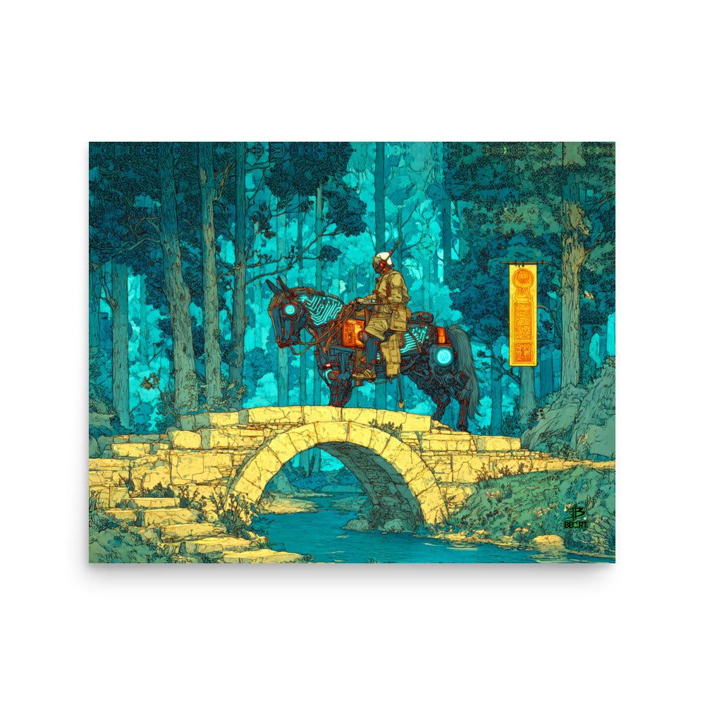 Warden of the Iron Steed - Photo Paper Poster - BBairt