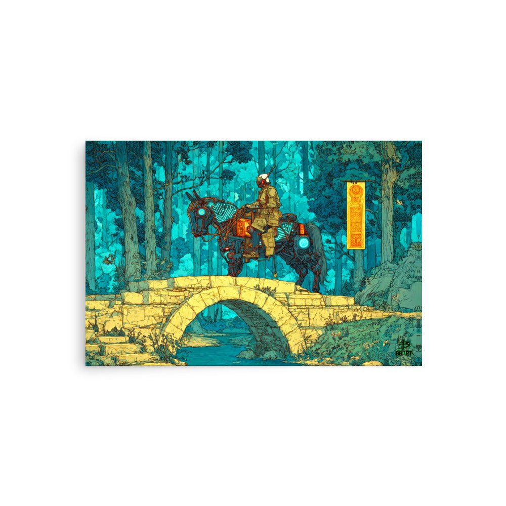 Warden of the Iron Steed - Photo Paper Poster - BBairt