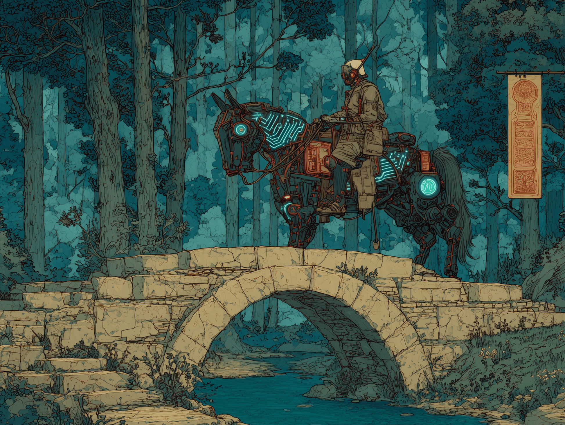 Warden of the Iron Steed - Photo Paper Poster - BBairt