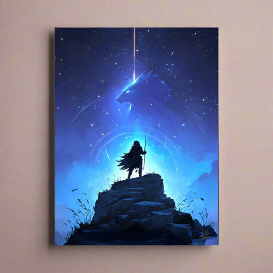 Watcher of the Wolf Star – Photo Paper Poster - BBairt