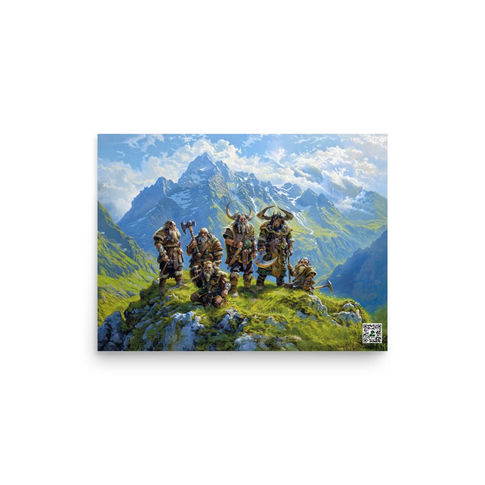 Watchers of the High Peaks - Photo paper poster - BBairt
