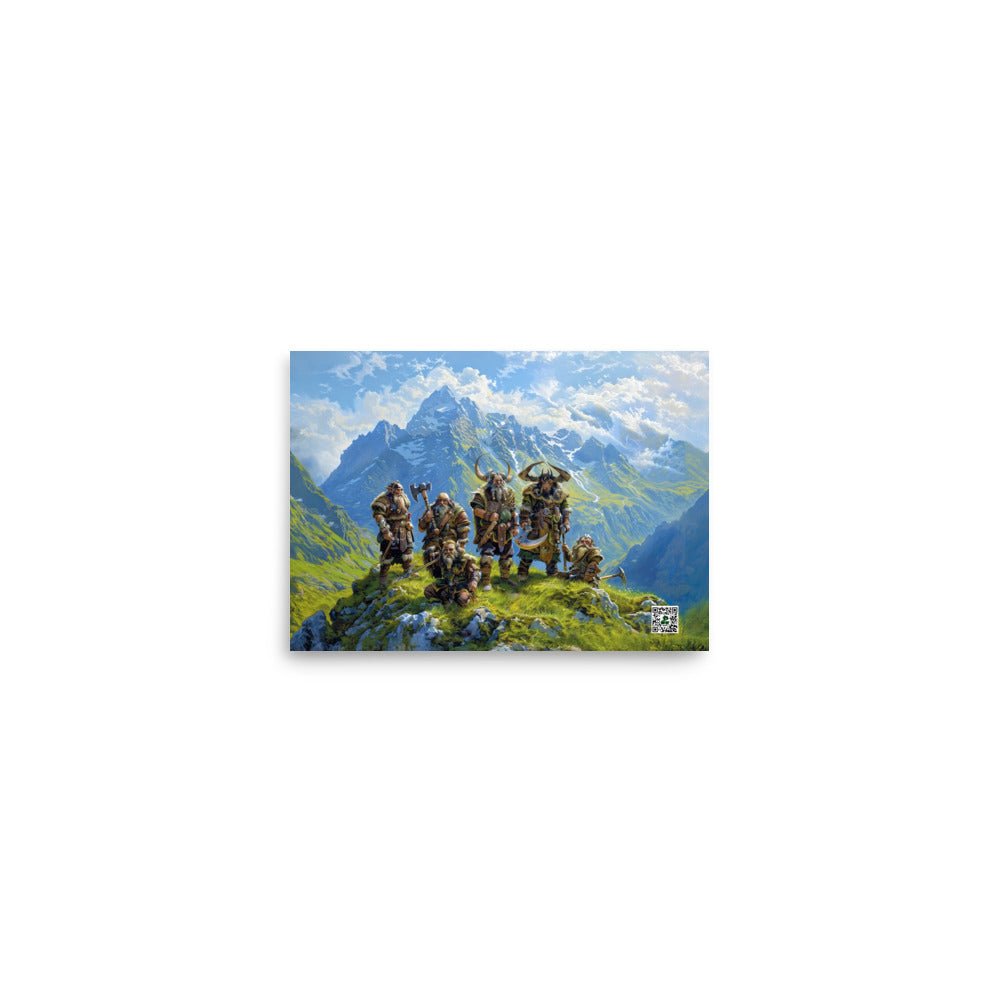 Watchers of the High Peaks - Photo paper poster - BBairt
