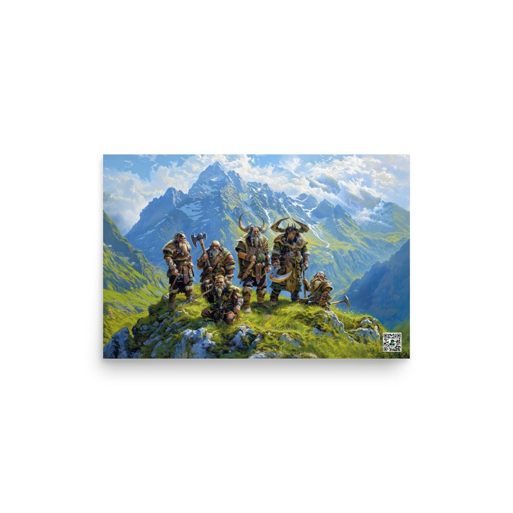 Watchers of the High Peaks - Photo paper poster - BBairt