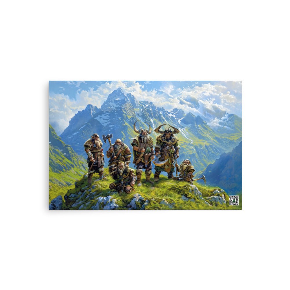 Watchers of the High Peaks - Photo paper poster - BBairt
