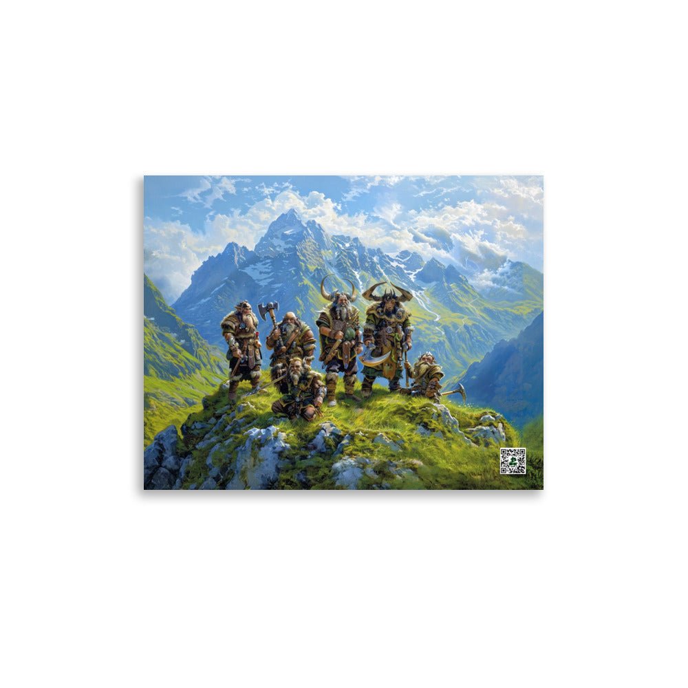 Watchers of the High Peaks - Photo paper poster - BBairt