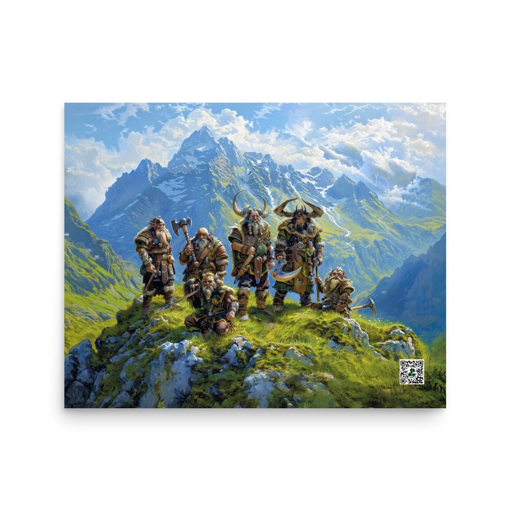 Watchers of the High Peaks - Photo paper poster - BBairt