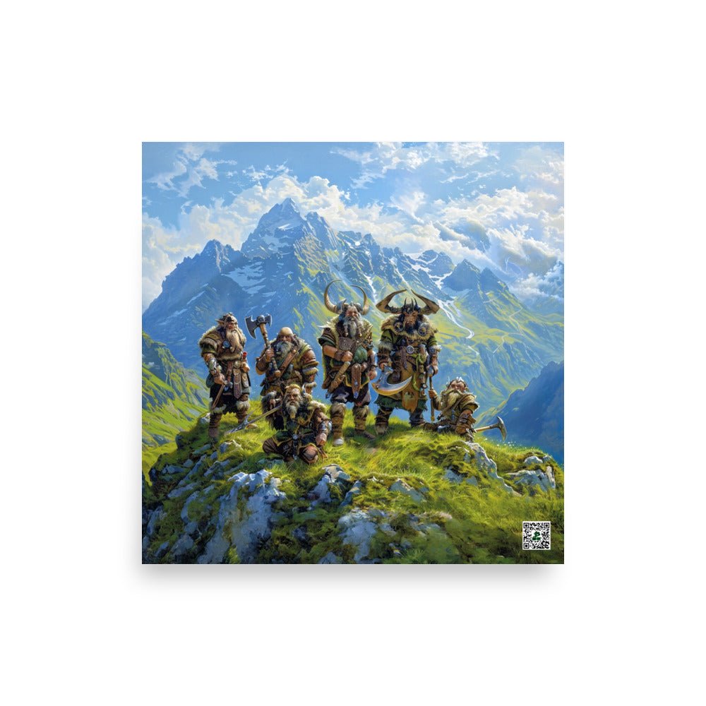 Watchers of the High Peaks - Photo paper poster - BBairt