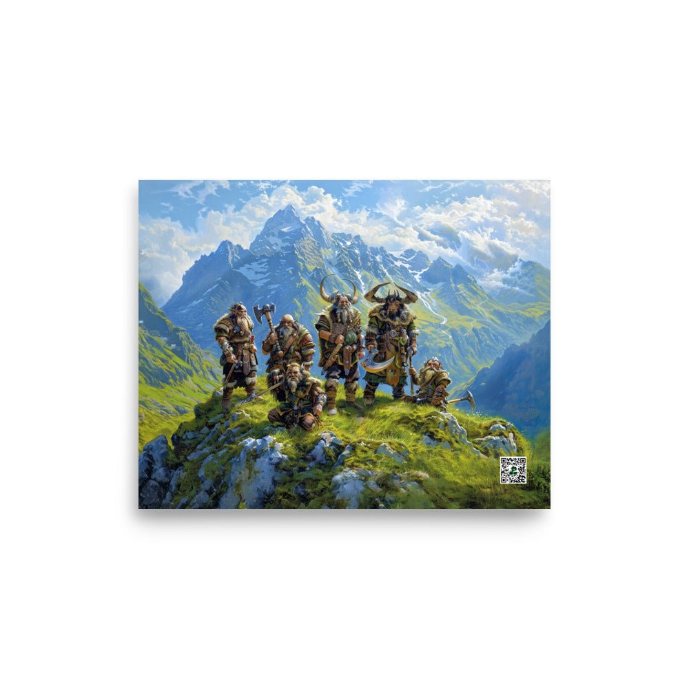 Watchers of the High Peaks - Photo paper poster - BBairt