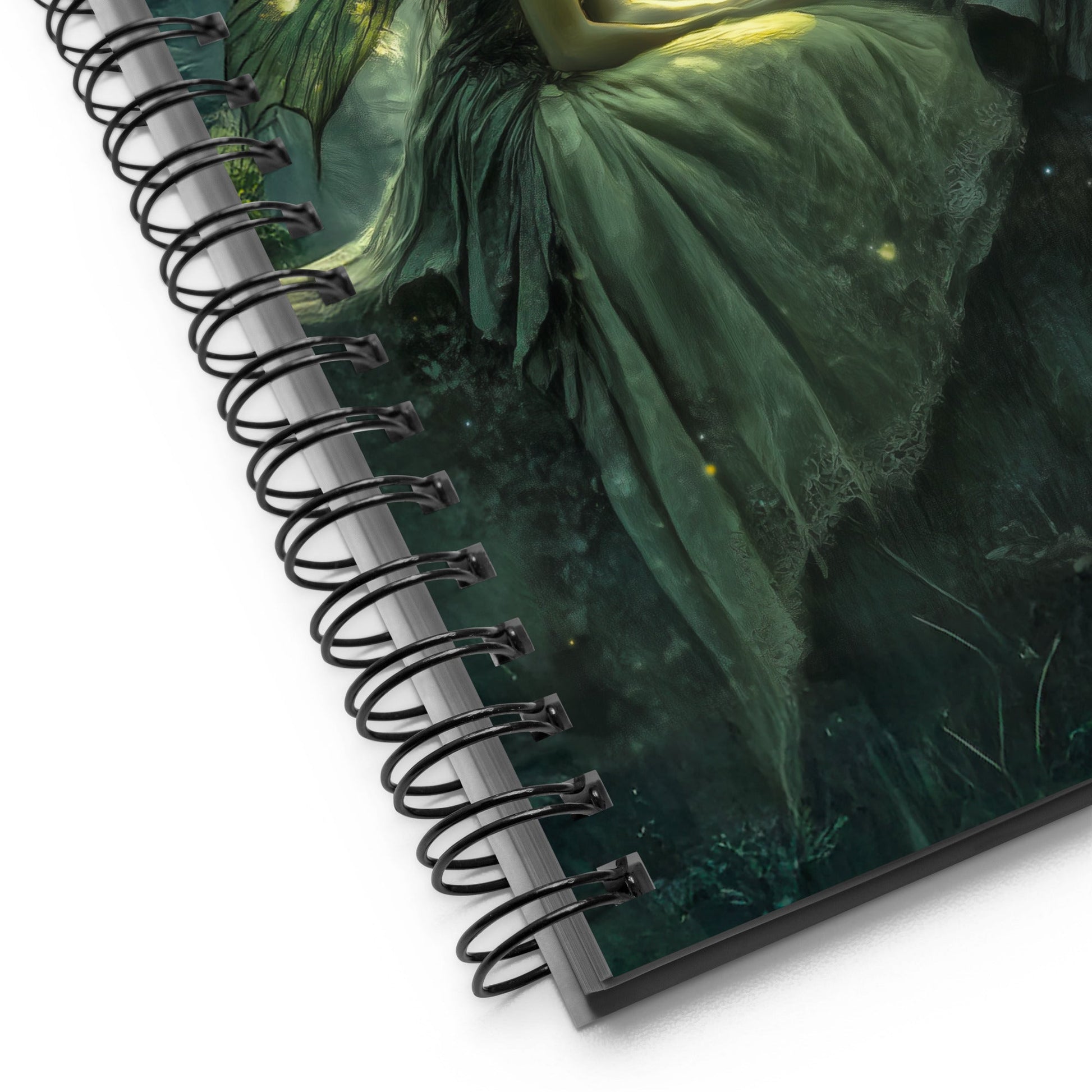 Whispering Moon Spiral Notebook - Mythic Jheyz Collection - BBairt