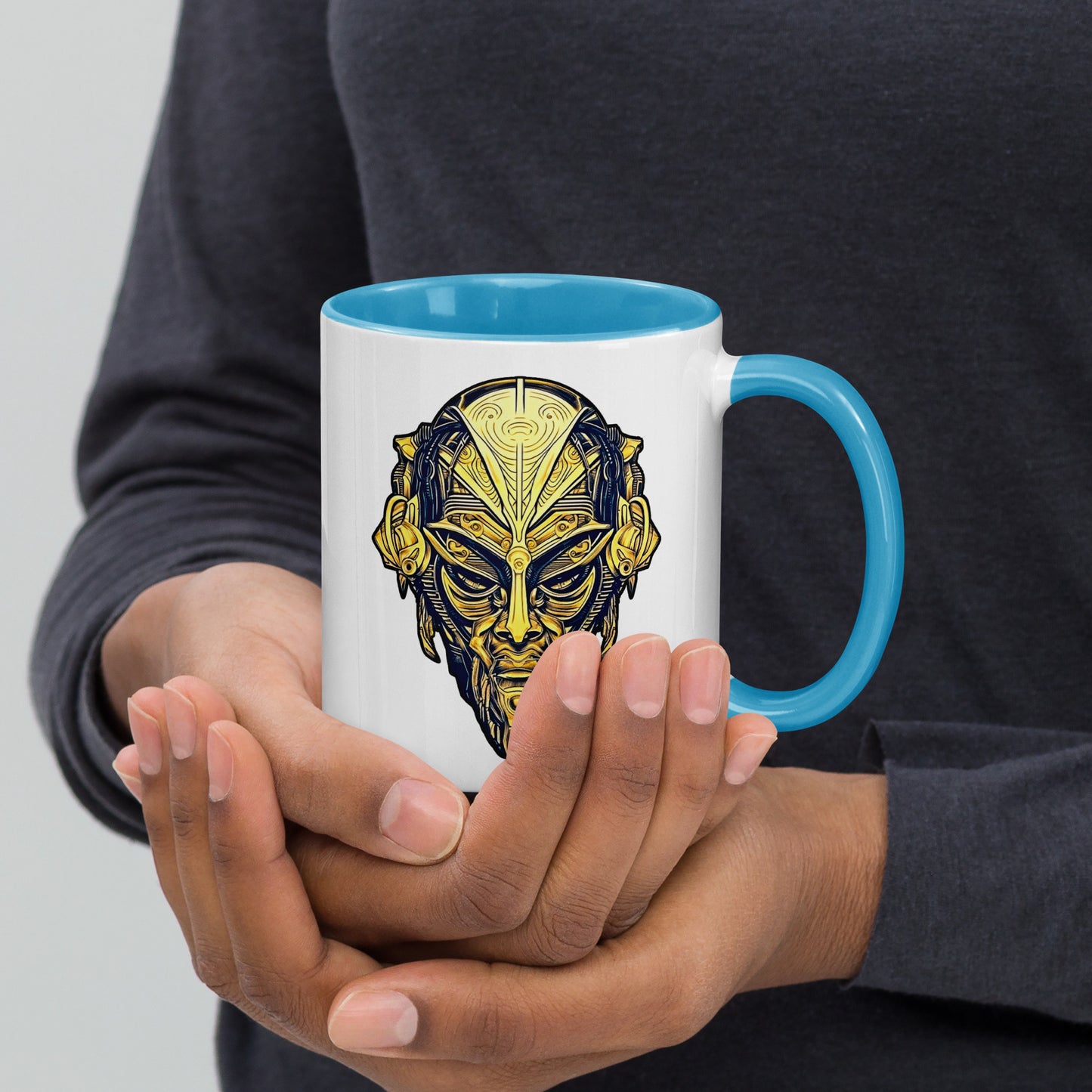 The Mask of Wisdom: Alden - Mug with Color Inside