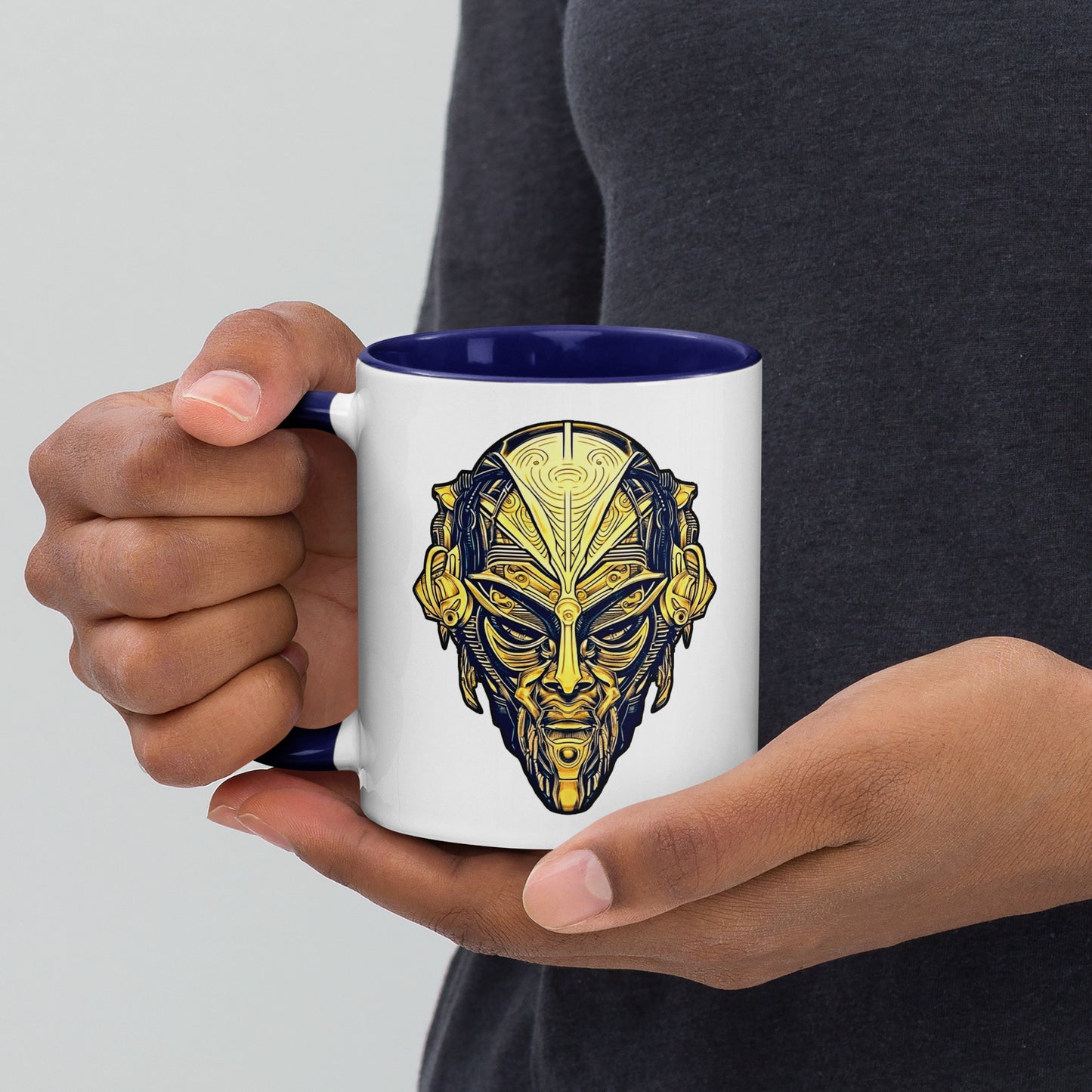 The Mask of Wisdom: Alden - Mug with Color Inside