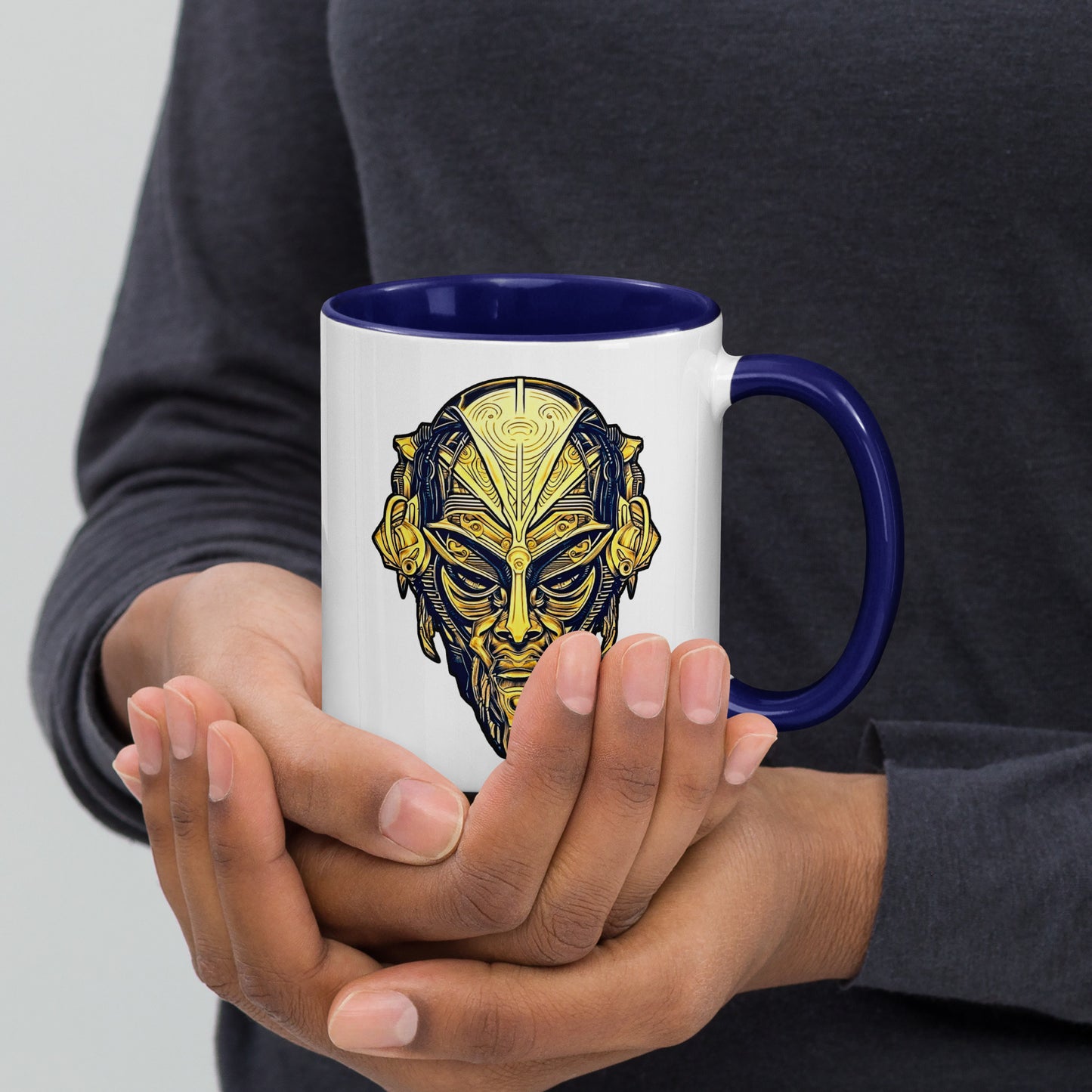 The Mask of Wisdom: Alden - Mug with Color Inside