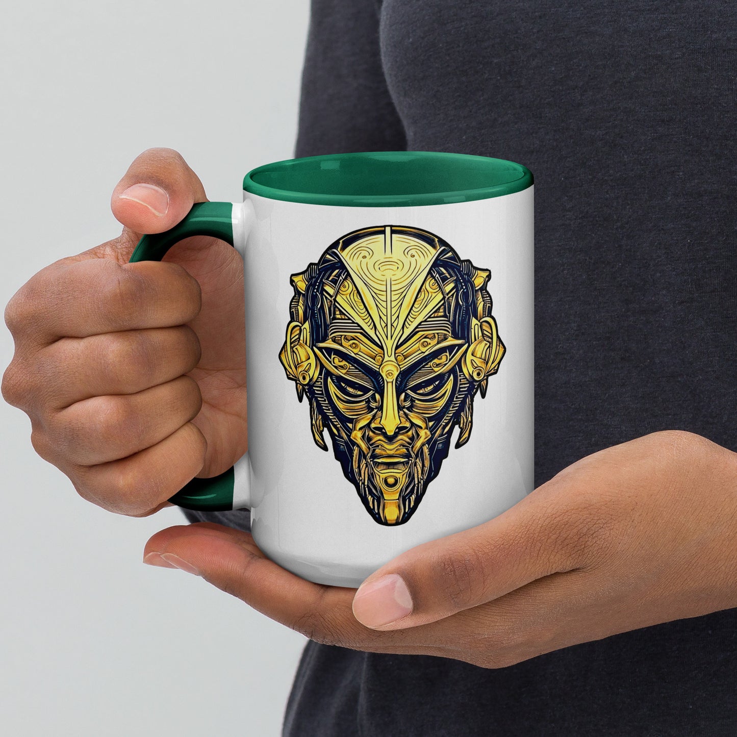 The Mask of Wisdom: Alden - Mug with Color Inside