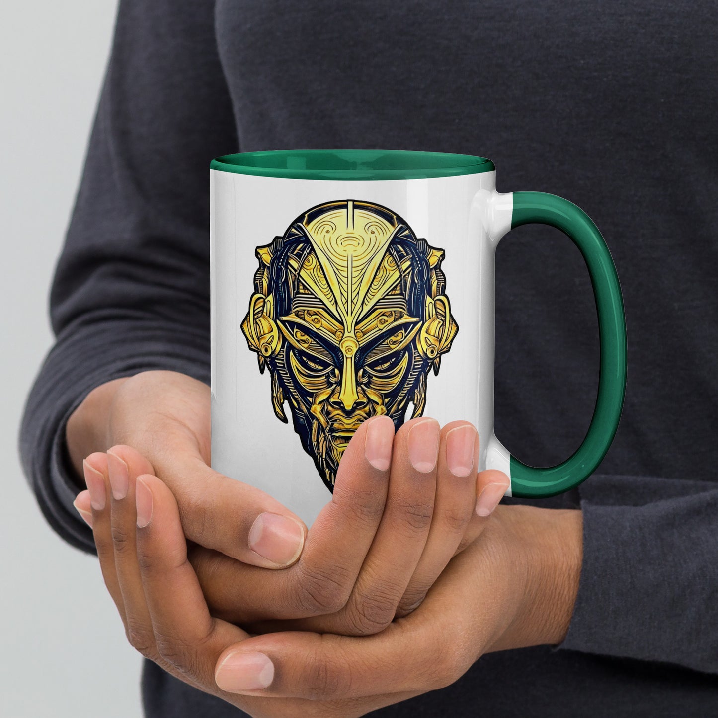 The Mask of Wisdom: Alden - Mug with Color Inside