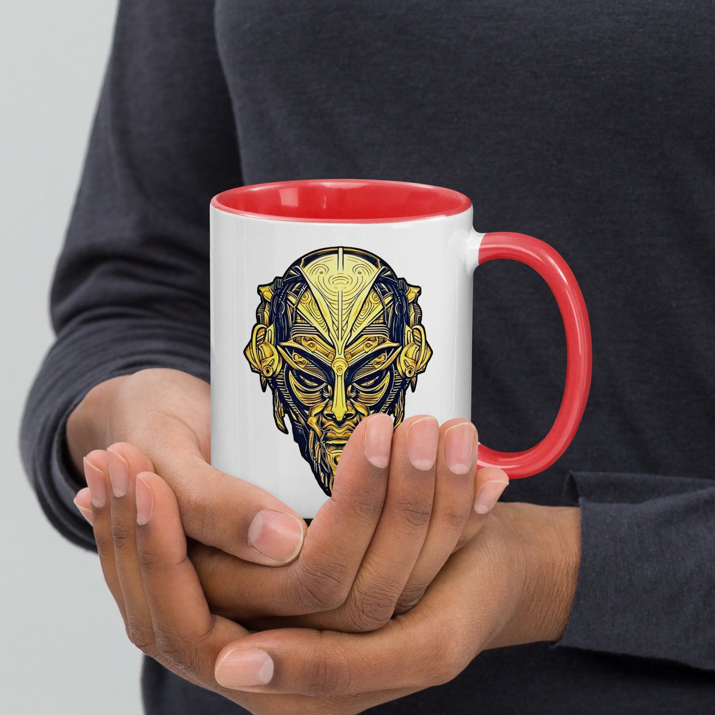 The Mask of Wisdom: Alden - Mug with Color Inside