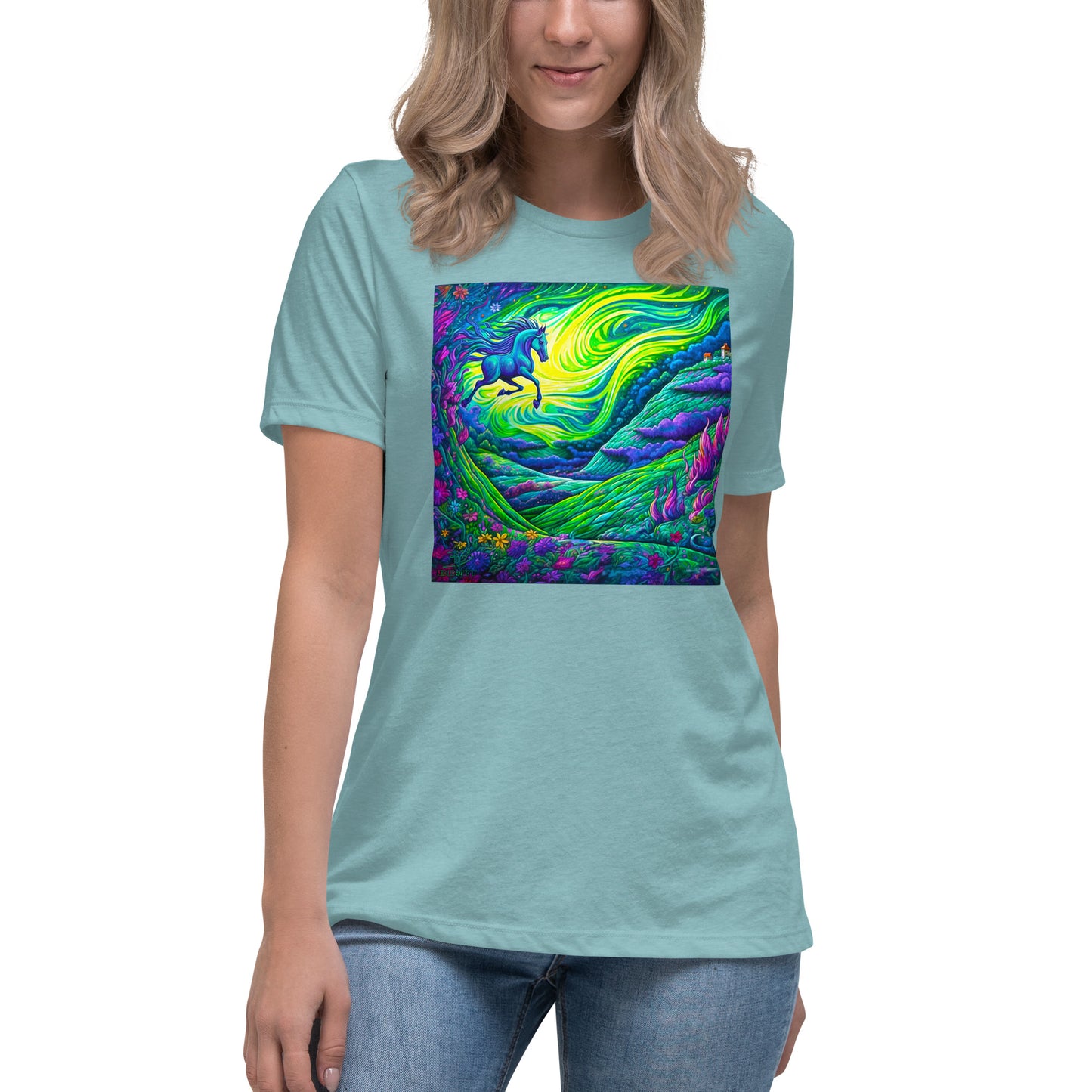 Azurea's Dreamscape Women's Relaxed T-Shirt