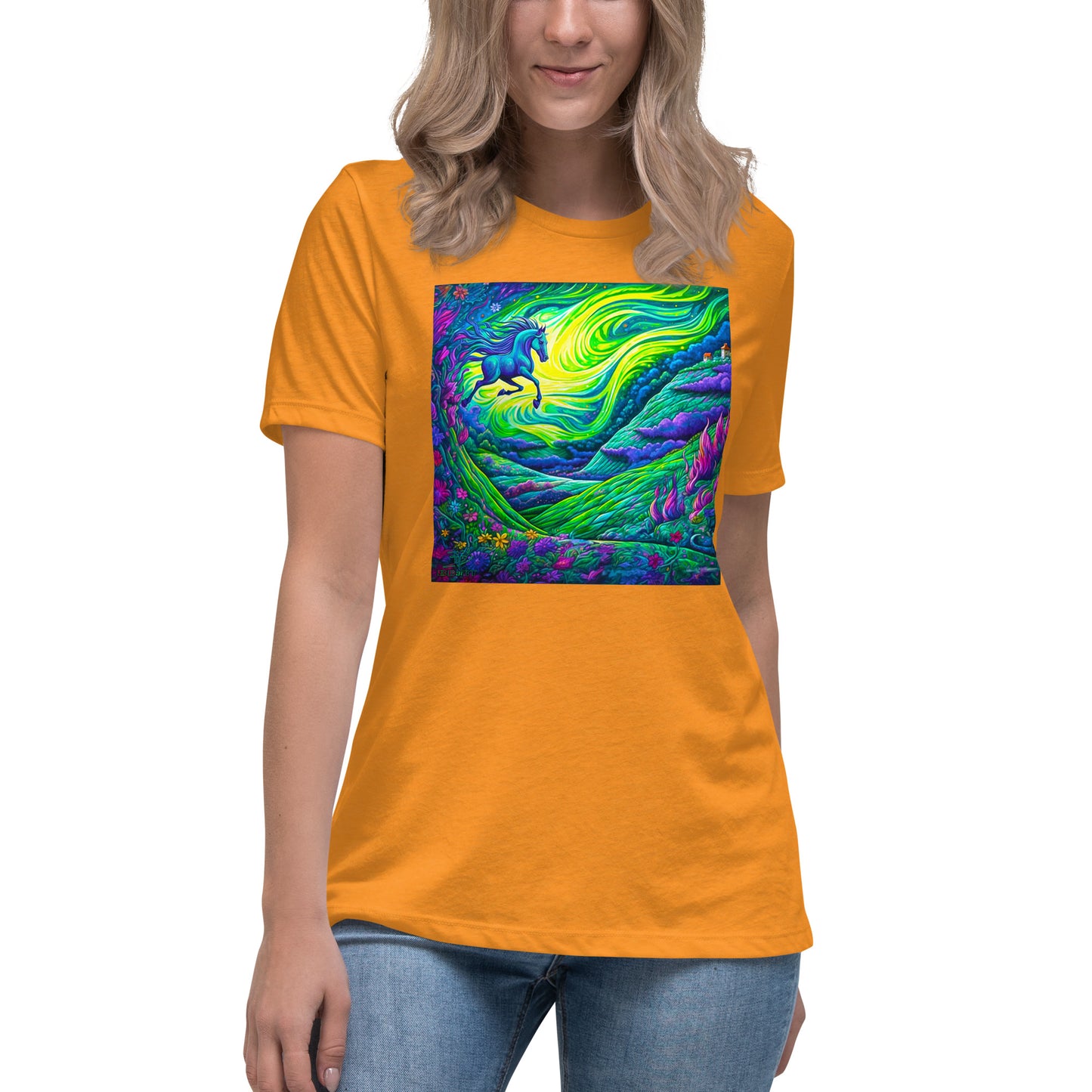 Azurea's Dreamscape Women's Relaxed T-Shirt