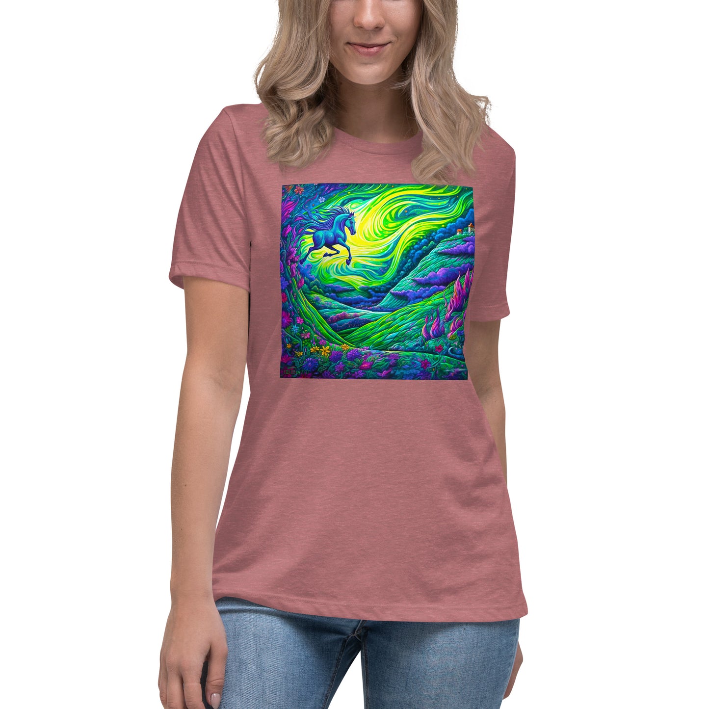 Azurea's Dreamscape Women's Relaxed T-Shirt