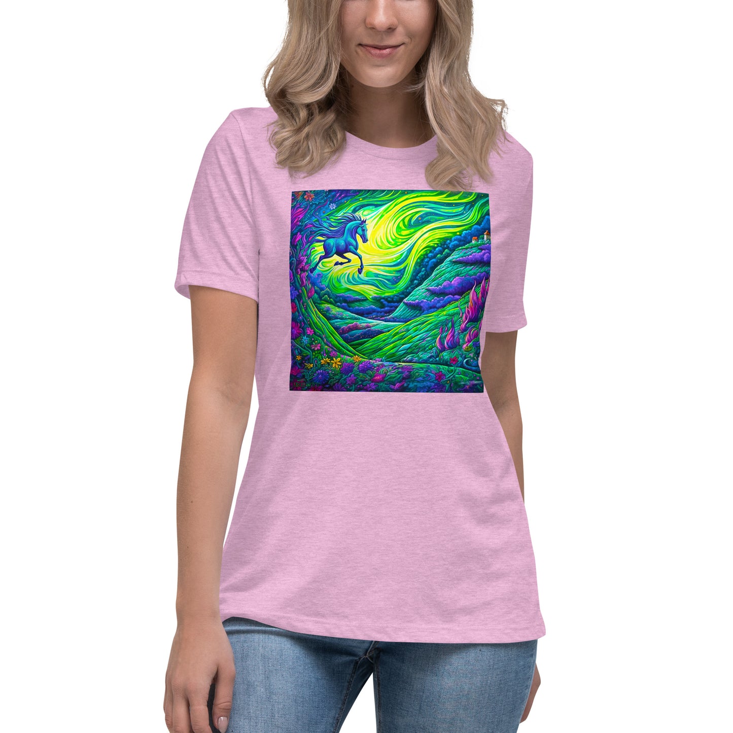 Azurea's Dreamscape Women's Relaxed T-Shirt