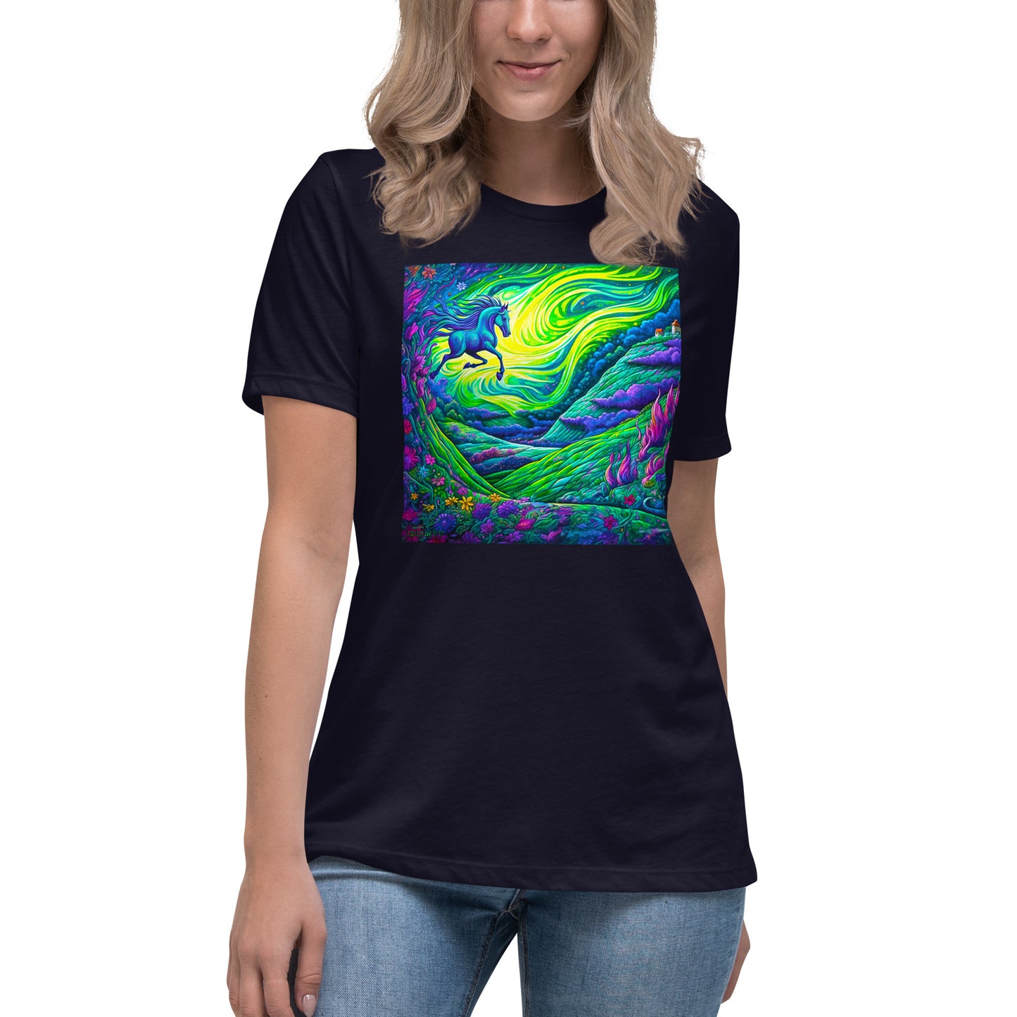 Azurea's Dreamscape Women's Relaxed T-Shirt