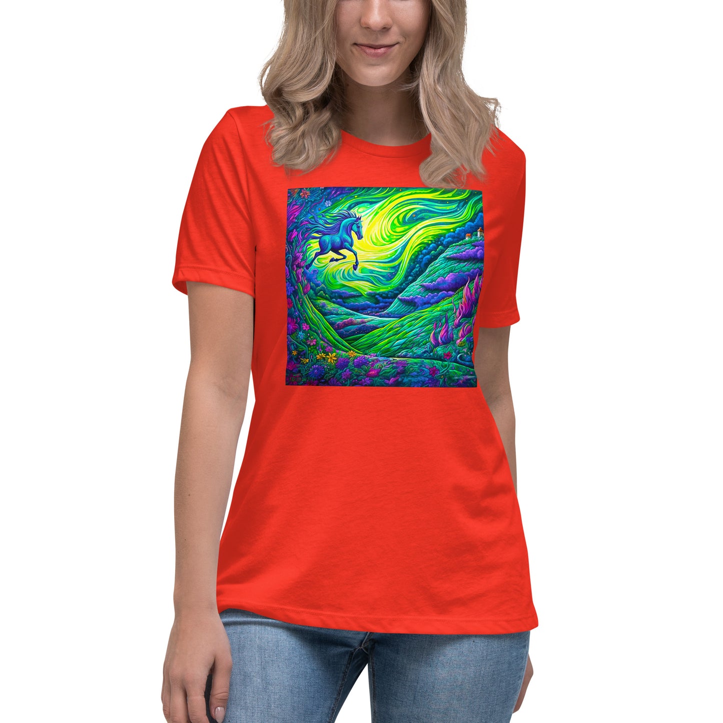 Azurea's Dreamscape Women's Relaxed T-Shirt