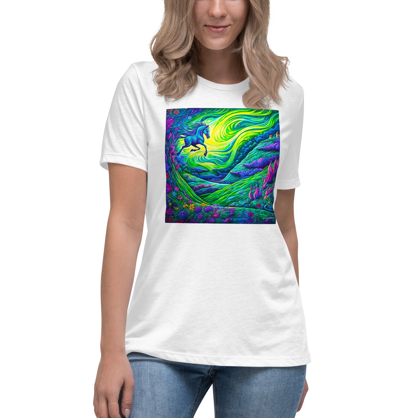 Azurea's Dreamscape Women's Relaxed T-Shirt