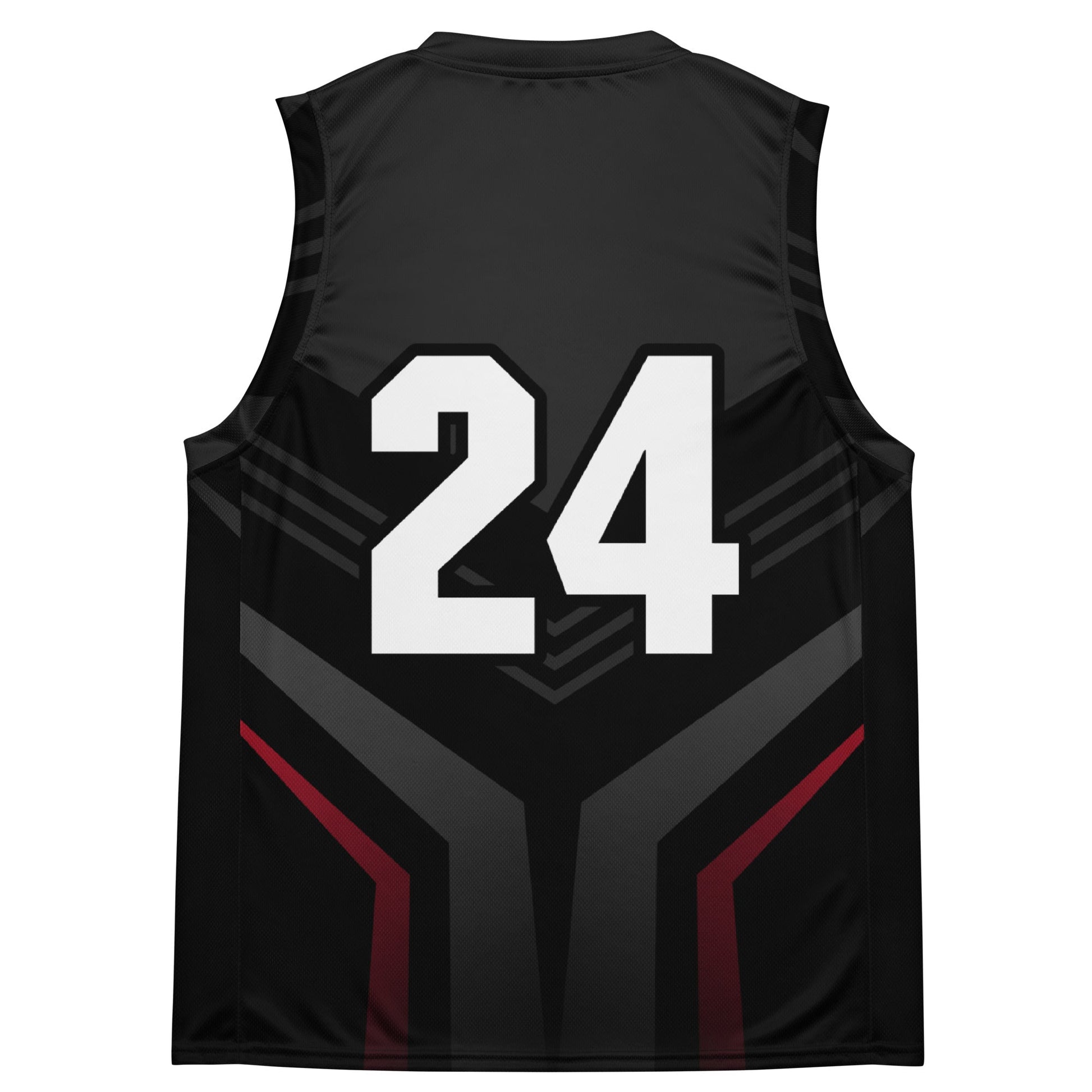 Zephyrion - Recycled unisex basketball jersey - Black - BBairt