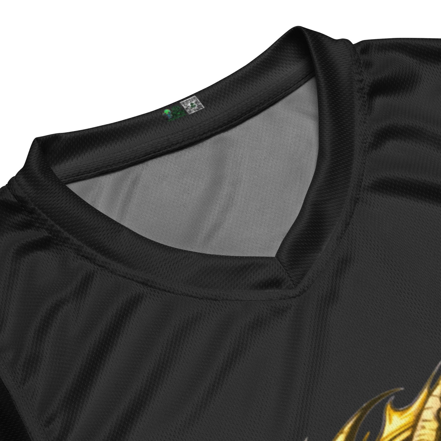 Zephyrion - Recycled unisex basketball jersey - Black - BBairt